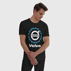 Пижама хлопковая мужская Volvo в стиле Top Gear, цвет: черный — фото 2