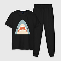 Мужская пижама Милая маленькая акула