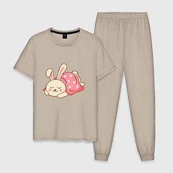 Мужская пижама Спящий кролик