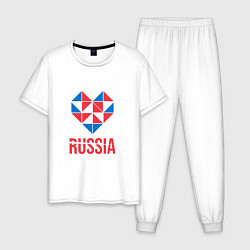 Мужская пижама Россия в моём сердце
