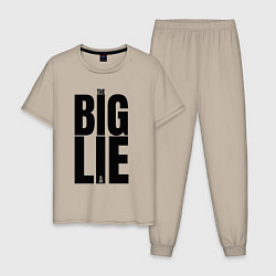 Мужская пижама Большая маленькая ложь логотип