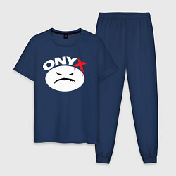 Мужская пижама Onyx logo white