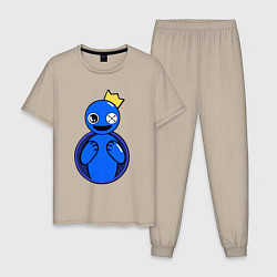 Мужская пижама Радужные друзья: Синий персонаж