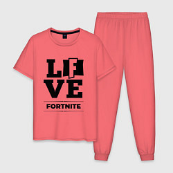 Мужская пижама Fortnite love classic