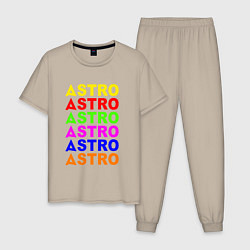Мужская пижама Astro color logo
