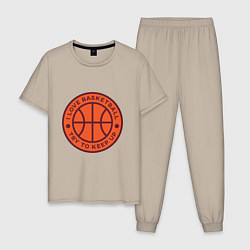 Мужская пижама Love basketball