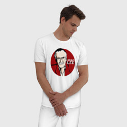 Пижама хлопковая мужская Famous Stan Lee, цвет: белый — фото 2