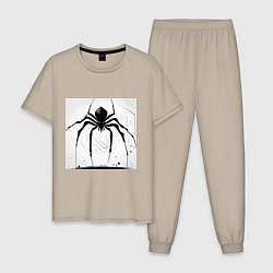 Мужская пижама Чёрный паук, Редан