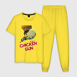 Мужская пижама Chicken Gun logo