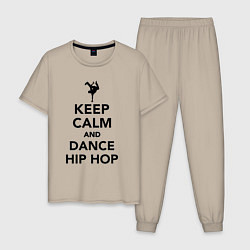 Мужская пижама Keep calm and dance hip hop