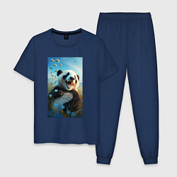 Мужская пижама Веселая панда