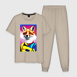 Мужская пижама Fox - pop art - fashionista