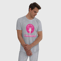 Пижама хлопковая мужская Походка Барбигеймера, цвет: меланж — фото 2