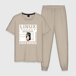 Мужская пижама Пингвин программист системы линукс