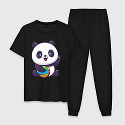 Мужская пижама Панда с мячиком