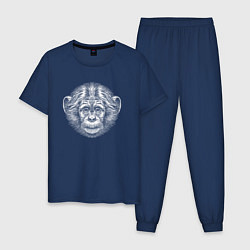Мужская пижама Морда шимпанзенка