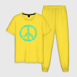 Мужская пижама Peace life