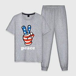Мужская пижама USA peace