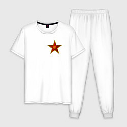 Пижама хлопковая мужская Command & Conquer: Generals China APA, цвет: белый