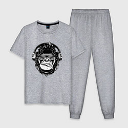 Мужская пижама Music gorilla