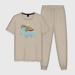 Мужская пижама Cute elephant