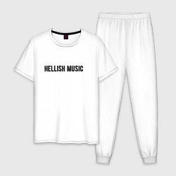 Мужская пижама Hellish music