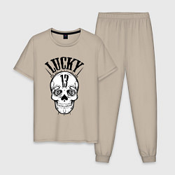 Мужская пижама Lucky skull