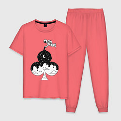 Мужская пижама Космическая масть