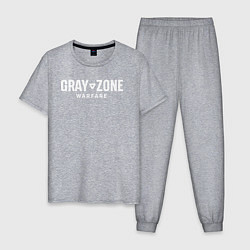 Мужская пижама Gray zone warfare logo