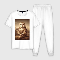 Мужская пижама Сова Мона - фантазия от нейросети