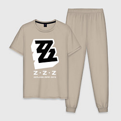 Мужская пижама Zenless zone zero лого