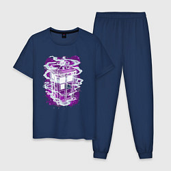 Мужская пижама Tardis violet