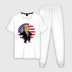 Мужская пижама USA - Trump