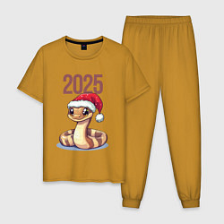 Мужская пижама Коричневая змейка 2025