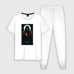 Мужская пижама Крик гостфейс с луной