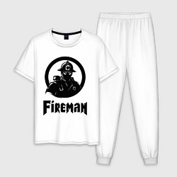 Мужская пижама Пожарный аниме