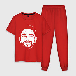 Пижама хлопковая мужская Kyrie Irving, цвет: красный
