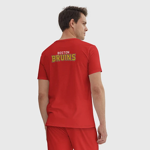 Мужская пижама Boston Bruins / Красный – фото 4