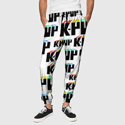 Брюки на резинке мужские K-pop Pattern, цвет: 3D-принт — фото 2