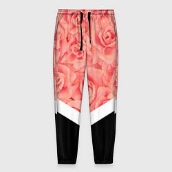 Мужские брюки Розовые розы