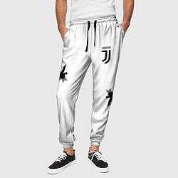 Брюки на резинке мужские FC Juventus: White Original, цвет: 3D-принт — фото 2