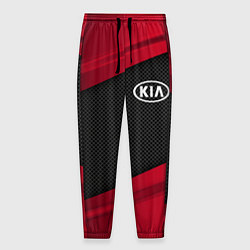 Брюки на резинке мужские Kia: Red Sport, цвет: 3D-принт