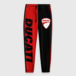 Мужские брюки DUCATI BLACK RED BACKGROUND