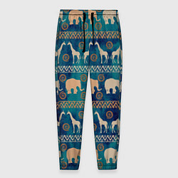 Мужские брюки Жирафы и слоны
