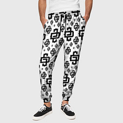 Брюки на резинке мужские White Pattern Dope Camo Dope Street Market, цвет: 3D-принт — фото 2