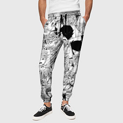 Брюки на резинке мужские Обещанный Неверленд pattern, цвет: 3D-принт — фото 2