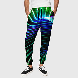 Брюки на резинке мужские Portal Fashion pattern Neon, цвет: 3D-принт — фото 2