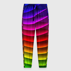 Мужские брюки Color line neon pattern Abstraction Summer 2023