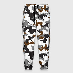 Мужские брюки Камуфляж Чёрно-Белый Camouflage Black-White