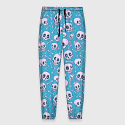 Мужские брюки Весёлый череп с короной